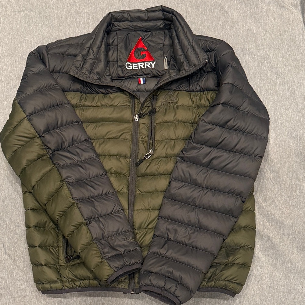 Gerry Weber Men's Olive and Charcoal Puffer Jacket